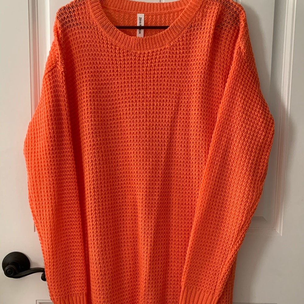 Bright and Fun Woven Sweater